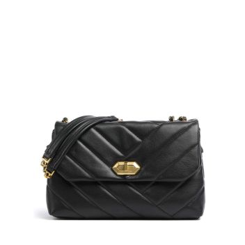 Lancaster Soft Matelassé Shoulder bag black