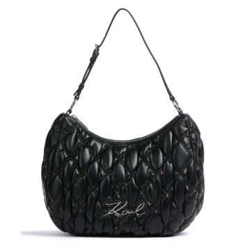 Karl Lagerfeld K/Signature Kuilt Hobo bag black