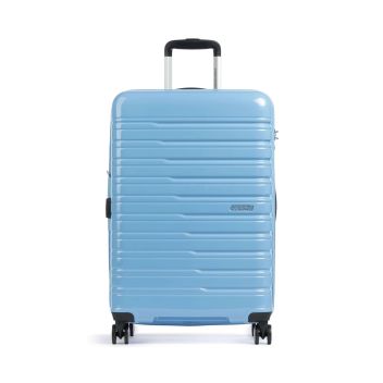 American Tourister Flashline Pop Spinner (4 wheels) light blue