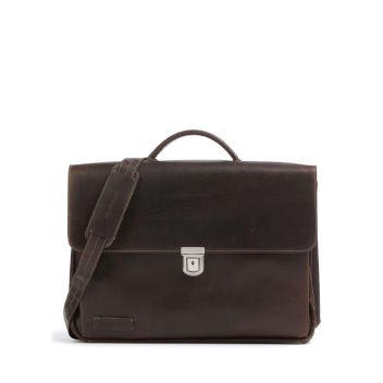 Plevier Briefcase dark brown