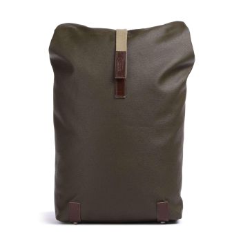 Brooks England Pickwick Large Patchwork Rolltop backpack khaki