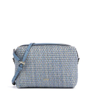 Abro Raffia Kaia Crossbody bag blue