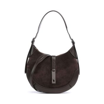 Polo Ralph Lauren ID Collection Small Hobo bag dark brown