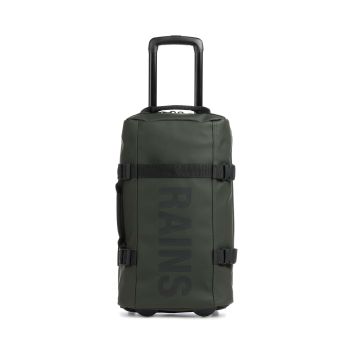 Rains Texel Travel bag with wheels dark green