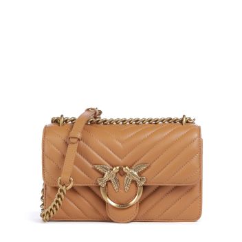Pinko Love One Mini Shoulder bag light brown