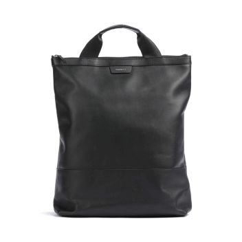 Sandqvist Leather Classics Beenie Backpack black