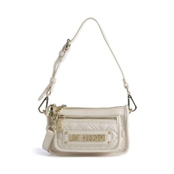 Love Moschino Quilted Shoulder bag ivory