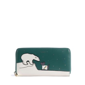 Radley London Bear With Me Wallet dark green