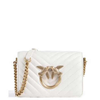 Pinko Love Click Mini Crossbody bag white