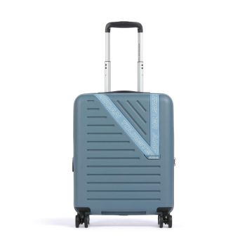 American Tourister Dynabelt Spinner (4 wheels) blue-grey