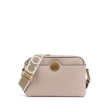 Coccinelle Liya Signature Crossbody bag nude