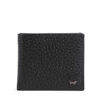 Braun Büffel Yannik RFID Wallet black