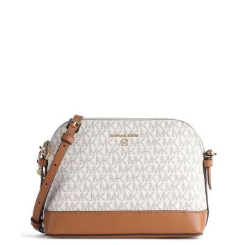 Michael Kors Jet Set Charm Crossbody bag ivory/brown