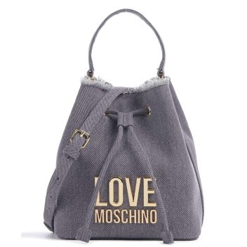 Love Moschino Denim Icon Bucket bag jeans