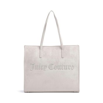 Juicy Couture Velvet Tote bag light grey