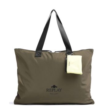 Replay Tote bag olive-green