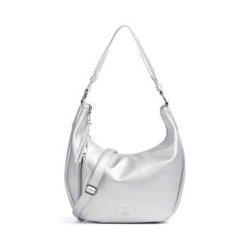 FredsBruder Bestie Hobo bag silver