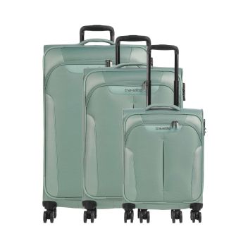 Travelite Croatia Suitcase set (4 wheels) mint green