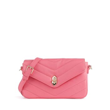 Lancaster Soft Matelassé Crossbody bag pink