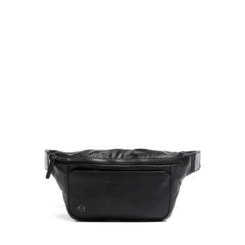 Piquadro Black Square Fanny pack black
