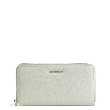 Coccinelle Metallic Soft Wallet mint green
