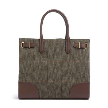 Lauren Ralph Lauren Devyn Medium Handbag olive-green