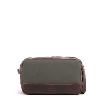 Buckle & Seam Bruno Toiletry bag green/brown