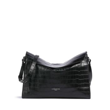 Liebeskind Lora Croco M Crossbody bag black