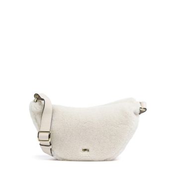 Abro Shearling By My Side Crossbody bag white