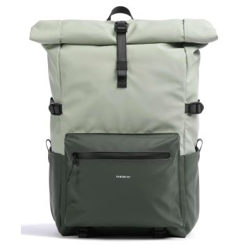 Sandqvist Stream Ruben 2.0 Rolltop backpack green