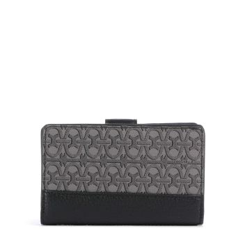 Coccinelle Metallic Monogram Wallet grey/black
