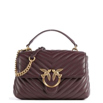 Pinko Love Lady Puff Mini Crossbody bag mahogany