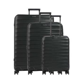 Travelite Mooby Suitcase set (4 wheels) black