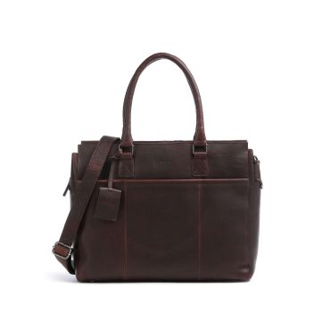 Burkely Antique Avery Briefcase dark brown