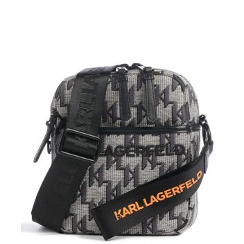 Karl Lagerfeld K/Monogram Crossbody bag beige/grey