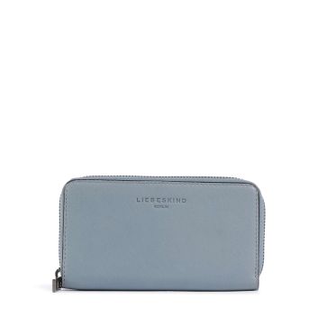 Liebeskind Lila Frieda Sheep Natural RFID Wallet blue-grey