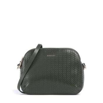 Radley London Dukes Place Weave Emboss Crossbody bag green