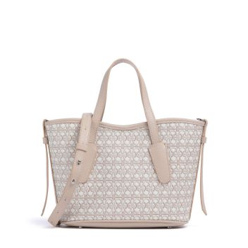 Coccinelle Never Without Bag Monogram Handbag white