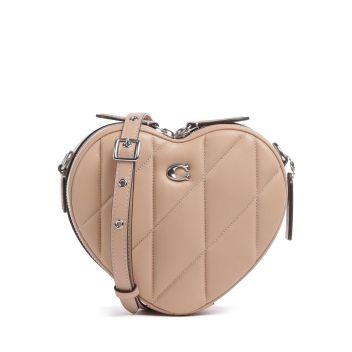 Coach Heart Crossbody bag light brown