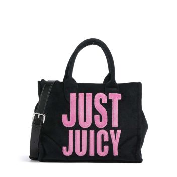 Juicy Couture Iris Patch Velvet M Handbag black