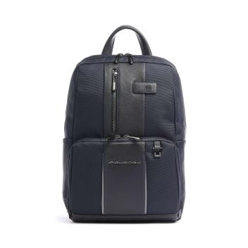 Piquadro Brief 2 LED Laptop backpack dark blue