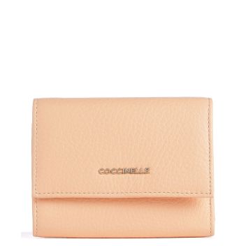 Coccinelle Metallic Soft Wallet apricot