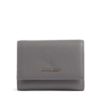 Coccinelle Metallic Soft Wallet grey