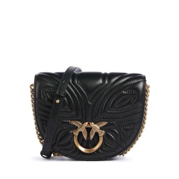 Pinko Love Round Click Mini Crossbody bag black
