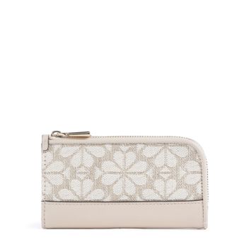 Kate Spade New York Spade Flower Devin Jacquard Credit card holder nature