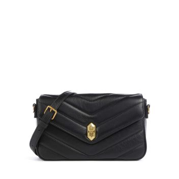 Lancaster Soft Matelassé Crossbody bag black