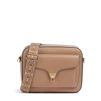 Coccinelle Beat Soft Ribbon Crossbody bag light brown