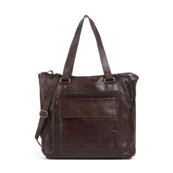 Spikes & Sparrow Apache Amina Briefcase dark brown