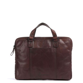 Spikes & Sparrow Bronco Briefcase dark brown