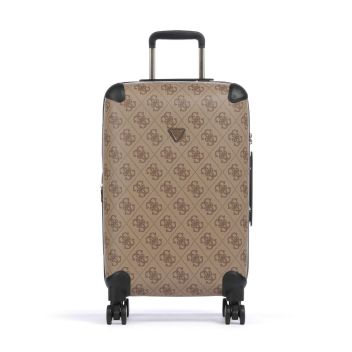 Guess Berta Maxi 4G Spinner (4 wheels) light brown